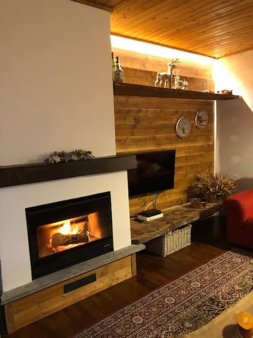 Appartamento Ampio Giardino Adiacente Piste Sci 4/6 Posti Letto La Thuile Luaran gambar
